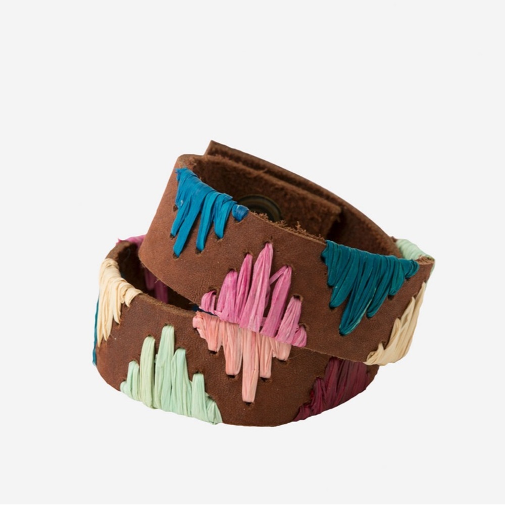 NWOT Noonday Collection Raffia Wrap Bracelet